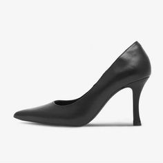 Classic yet chic, these black closed-toe stiletto heel pumps exude elegance. Perfect for any occasion, they effortlessly elevate your style with a touch of sophistication and timeless appeal. Color: Black Heel Type: Stiletto heel Heel Height: 3.54" / 90 mm approx Product measurements were taken using size 8. Please note that measurements may vary by size. Toe: Pointed toe Handcrafted US sizing. Fits true to size. Elegant Business Heels With 4-inch Heel, Chic Business Court Shoes With 4-inch Heel, Elegant Round Toe Court Shoes For Night Out, Elegant Pointed Toe Heels For Night Out, Elegant Almond Toe Heels For Night Out, Black Pointed Toe Court Shoes For Office, Office Court Shoes With 4-inch High Heel, Elegant High Heel Court Shoes With Reinforced Heel, Elegant High Heel Court Shoes