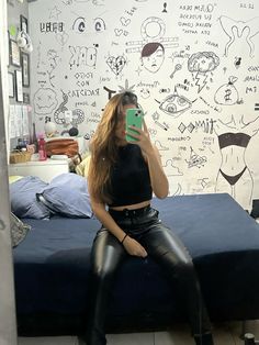 Shiny Black Leggings, Other Outfits