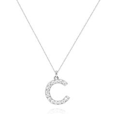 PRICES MAY VARY. CZ Silver Initial Necklace - These Delicate Necklace represent the first letter of your first name! Choose letters to signify your name, your lover's or your best friend's initial name. All your love for someone all in one simple Alphabet! Always Feeling Together with the Person You Care. & Safe Material - Made of Hypoallergenic High-grade 316L Stainless-steel. It's nickel-free, lead-free, cadmium-free, and will never rust, stain, corrode or cause any allergy Adjustable Size - 1 Simple Alphabet, Silver Initial Necklace, S Initial, Alphabet Pendant, Alphabet Necklace, Bracelet Pack, Zirconia Necklace, Initial Name, Cubic Zirconia Necklace