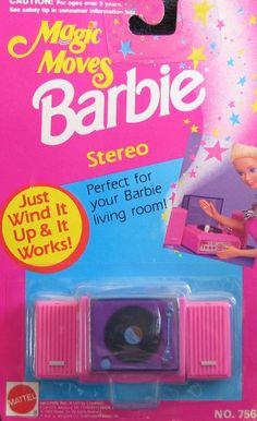 the packaging for barbie's magic moves barbies barbie