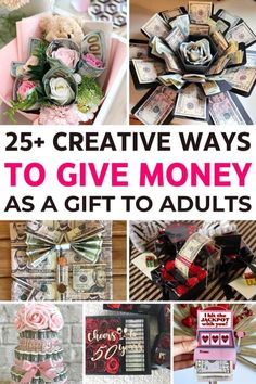 Creative Ways to Give Money to Adults- Money Tree Wedding, Fun Money Gift Ideas, Cash Gift Ideas, Ways To Gift Money, Kitchen Nook Bench, Diy Gifts For Women, Creative Ways To Give Money, Money Bouquets