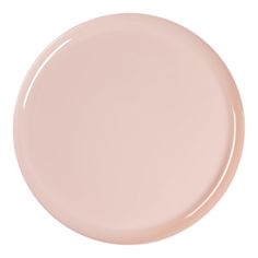 an empty pink plate on a white background