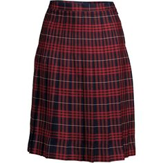 She'll jump, she'll twirl, she'll dance, and then she'll sit at her desk like a lady. The pleats in this just-below-the-knee skirt always fall neatly in place. The polyester/rayon blend makes it a pop-in-the-wash, no-need-to-iron dream for you. And the pleats do more than just make her look good: they give her extra moving space, too. Side button/zip closure. Below-the-knee length. Machine wash. Imported. Clueless Closet, Below The Knee Skirt, Plaid Pleated Skirt, Knee Skirts, Fall Winter Wardrobe, Cute Skirts, Clueless, Plaid Skirts, Womens Plaid