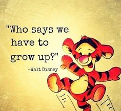 a winnie the pooh quote with an image of a cartoon character holding a stuffed animal