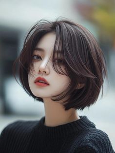 Korean Bob Haircuts: Trendy Styles for Effortless Elegance Korean Hair Trends, Korean Bob, Haircuts Trendy, Traditional Hairstyle, Braided Bun Hairstyles, Short Curly Haircuts, Kids Hair Cuts