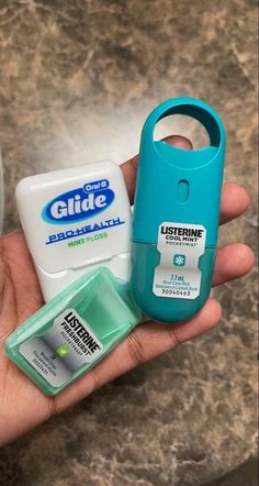 Listerine Aesthetic, Travel Hygiene Bag, Tooth Care Products, Toothbrush Aesthetic, Toothpaste Aesthetic