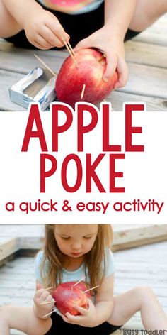 Apple Activities For Two Year Olds, Apple Preschool Fine Motor, Apple Fine Motor For Toddlers, Apple Recipes For Preschoolers, Apple Large Motor Activities Preschool, Apple Easel Art Preschool, October Fine Motor Activities Preschool, Fine Motor Apple Activities For Toddlers