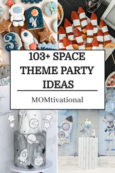 the top ten space themed party ideas for mom's birthdays and baby showers