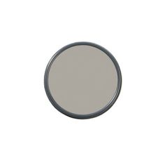 a round mirror on a white background with the reflection of it's light gray color