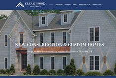 the new construction and custom homes website