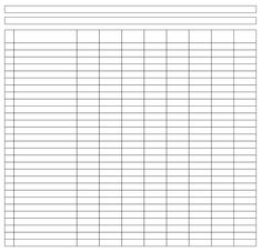 a printable sign up sheet with the number of people in each column on it