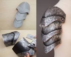 some kind of armor that looks like it is made out of metal