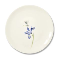 ceramic plate, fine dinnerware, luxury tableware, italian pottery, hand-crafted Garden Wildflowers, Fluttering Butterflies, Blue Iris, Iris Flower, Luxury Dinnerware, Italian Pottery, Light Of Life, Ceramic Tableware, Iris Flowers