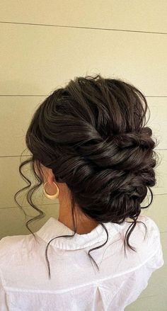 Updo Hairstyles For Wedding, Prom Hair Up, Bridemaids Hairstyles, Hairstyle Updo, Hairstyles For Wedding