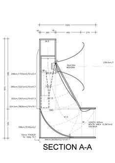 the section a diagram for a toilet