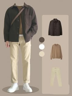 Uniqlo Outfit, Guys Fashion Casual, Mens Smart Casual Outfits, Minimalist Fashion Men, Stylish Men Casual