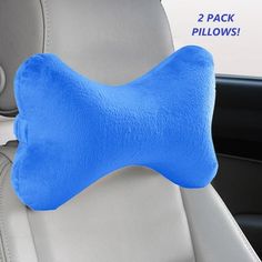 Bookishbunny 2 Packs Memory Foam Car Seat Head Rest Support Pillow Neck Pain Relief Bone Travel Cushion The Bone Shaped Car Pillow will provide you the support you lack, keeps your head in a better posture. Helps to restore neck's natural curve and alleviate neck and shoulder pain while driving. Our Neck Pillow is great for Traveling in the car. If your headrest adjusts in your car, you can use the strap to place on the headrest. Will work on most cars and trucks. Two pack Pillows! Soft & Comfor Cervical Pain, Shoulder Support, Neck Pain Relief, Neck And Shoulder Pain, Neck Pillow Travel, Better Posture, Memory Foam Pillow, Saddle Brown, Neck Support