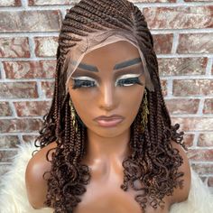 Women Braided Wig 13x6 This Wig Can Be Customize To Any Color Of Your Choice ,Pls Send A Dm If You Have Any Questions. Summer Cornrows, Braided Wigs For Black Women, Braid Wigs, Frosted Hair, Feed In Braids Hairstyles, Blonde Braids, Gold Blonde, Braided Cornrow Hairstyles, Braided Wigs