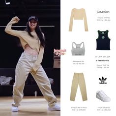 Jennie Closet, Kpop Closet, Female Clothes Outfits, Fashion Outfits Korean, 90s Fits, Dance Outfits Practice, Rose Clothing, Black Ponytail Hairstyles