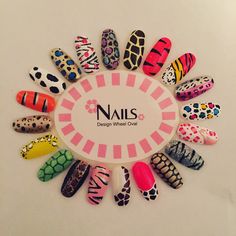 Animals Print Nail Art, Nail Art Designs Animal Print, Animal Print Nail Art Tutorial, Animal Prints Nail Art, Animal Print Nail Art Designs, Nail Art Display Ideas, Animal Nail Art Designs, Nail Art Animal Print