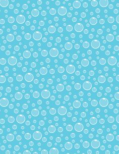 bubbles on a blue background with white dots