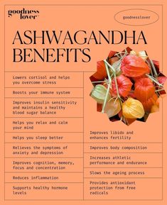 Ashwagandha Plant, Healthy Supplements, Natural Healing Remedies, Health Knowledge