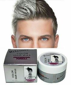 Grey Hair Wax, Grey Hairstyle, Pomade Style, Popular Mens Hairstyles, Grey Hair Men, Colored Hair Tips, Men Hair Color, Silver Grey Hair, Color Spray