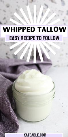 Whipped Tallow Balm, Whipped Tallow, Tallow Balm, Homemade Skincare, Balm Recipe, Skin Care Recipes, Diy Homemade, Homemade Skin Care, Recipe Using