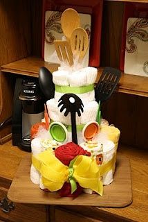 a cake made to look like a kitchen utensils