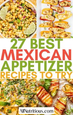 mexican appetizer recipes to try