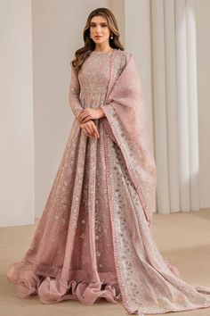 Embroidered Chiffon Front& Back Yoke Embroidered Chiffon Sleeves Embroidered Chiffon Front Panels Embroidered Sleeves Border Embroidered Organza Dupatta Dyed Chiffon Back Dyed RawSilk Inner Luxury Georgette Anarkali Set With Resham Embroidery, Luxury Anarkali Embroidered Fabric For Wedding, Luxury Embellished Net Anarkali Set, Luxury Organza Anarkali Set With Chikankari Embroidery, Luxury Semi-stitched Anarkali Set With Chikankari Embroidery, Luxury Embroidered Anarkali Set For Eid, Luxury Semi-stitched Net Anarkali Set, Luxury Georgette Anarkali Set For Reception, Luxury Anarkali Set With Sheer Dupatta For Transitional Season