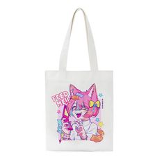 Express your 🤪 style with our Anime Printed Canvas Bags! Whether you want to store your favorite 📚 textbooks, tote around your gym 💪 gear, or take a shopping 🛒 trip - these bags are perfect for all of your needs! 🤩 Product information: Specifications: Various styles Style: Tote bag Color: Various Printing Process: Thermal transfer Packing list: Tote bag*1 Large Capacity White Student Bag, Back To School White Shoulder Bag With Large Capacity, White Shoulder Bag Large Capacity For Back To School, White Large Capacity Shoulder Bag For Back To School, White Shoulder Bag For Back To School, White Shoulder Bag For Everyday And Back To School, White Canvas Bag For Back To School, Trendy White School Canvas Bag, White Large Capacity Bags For Students