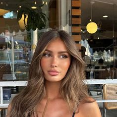 Dark To Light Balayage Brunettes, Blonde Balayage To Brown Balayage, Attractive Hair Color For Women, Honey Brown Balayage On Dark Hair, Cool Brunette With Highlights, Brunette With Soft Highlights, Hailey Beiber Hair Colour Brown, Facial Framing Highlights, Brown Hair Soft Highlights