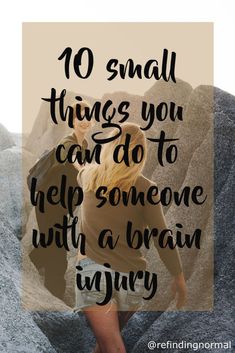 pin help someone with brain innjury