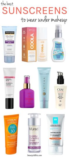 Whitening Face, Best Sunscreens, Facial Sunscreen, Makeup Guide, Best Face, Product List, Whitening Cream, Makeup Face, Face Skin Care