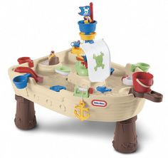 Pirate Toys, Toddler Outdoor, Sand And Water Table, Water Tables, Water Table, Play Table, Little Tikes, Baby Jogger, Water Play