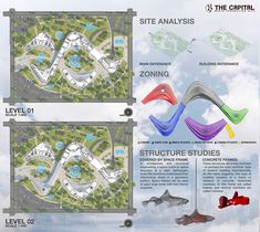 an overview map of the campus and surrounding buildings, with information about each student's activities