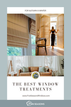 Get Ahead of the Freeze: The Best Window Treatments for Fall & Winter Best Window Treatments, High Windows, Best Windows, Thermal Curtains, Curtains, Good Things