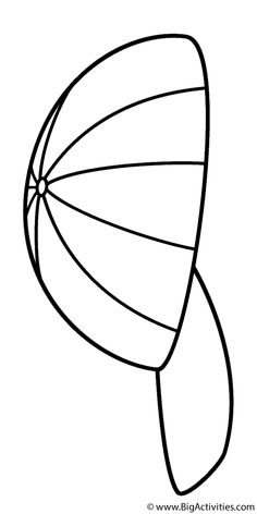 a drawing of a hat with a knot on it's side, in black and white