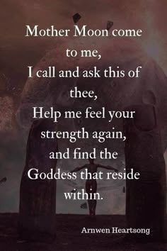 Wiccan Quotes, Mother Moon, Inner Witch, New Moon Rituals