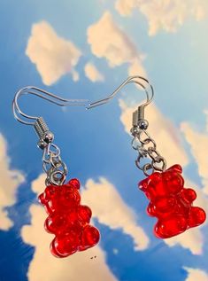 These Gummy Bear Earrings color variations include , red,orange,yellow,green,blue,purple,pink, and clear.🌈 Fun Red Resin Earrings, Fun Style Red Resin Earrings, Red Plastic Party Jewelry, Red Resin Novelty Earrings, Fun Red Resin Jewelry, Novelty Red Resin Jewelry, Red Resin Novelty Jewelry, Trendy Red Resin Earrings, Trendy Red Plastic Jewelry