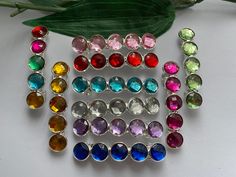 LISTING IS FOR ONE BARRETTE This is a french barrette silver tone (70x13mm) set with colored 12mm acrylic rhinestone flatbacks Just choose which color you would like just send me a message if there is a certain color you would prefer in the mixed barrette if not colors will be picked at random  If you need more than one set please convo me for stock availability Please take a look in my shop for lots more! Thanks for looking! ESTIMATED DELIVERY TIMES SHIPPING FROM UK: UK: Royal Mail First Class: Wedding Barrettes, Bridal Clip, Wedding Clip, Ivory Earrings, Rhinestone Hair Clip, Pumpkin Earrings, French Barrette, Halloween Earrings, Pearl Earrings Dangle