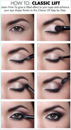 This tutorial is perfect for eyes that have fallen corners or just look tired. You know when you are tired, you have dark circles and your entire face seems to be fallen. Using a few makeup tricks you can actually lift up the corners of your eyes with using dark eyeshadow and playing with shades. […] Hooded Eye Makeup Tutorial, Natural Eye Makeup Tutorial, Mekap Mata, Beginners Eye Makeup, Applying Eye Makeup, Makeup For, Smokey Eye Makeup Tutorial, Makeup Tutorial Eyeshadow, Eye Makeup Pictures