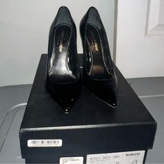 Size 35. Used But In Very Good Condition. Ysl Opyum Heel Black, Yves Saint Laurent Shoes, Saint Laurent Shoes, Shoes Black, Shoes Women Heels, Black Shoes, Yves Saint Laurent, Saint Laurent, Shoes Heels