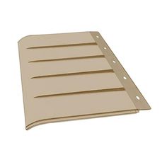 a tan plastic sheet with holes on the top and bottom, for use in construction projects