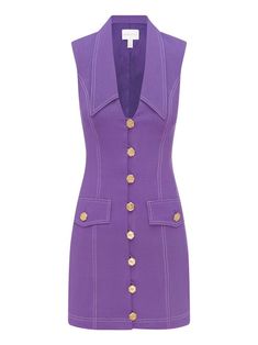 Valentina Dress, Daphne Costume, Dresses Western, Australian Fashion Designers, Alice Mccall, Purple Outfits, Clothing Details, Sweet Valentine, Collar Designs