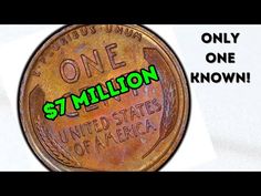 a one dollar coin with the words $ 7 million written on it