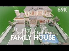 Beach House Layout, Family Mansion, Modern Family House, Mansion Bloxburg, Two Story House Design, House Plans With Pictures, House Plans Mansion