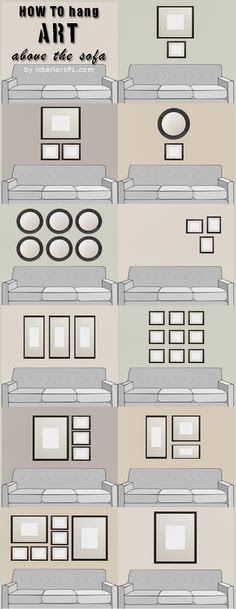 a series of photos showing how to draw furniture in different styles and sizes, with the text