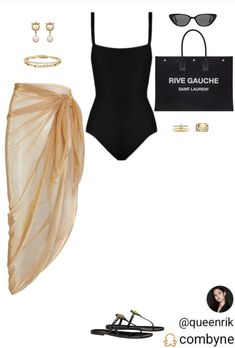 Summer Beach Outfit Beachwear, Trendy Night Out Outfits, Night Out Outfits, Soft Feminine Outfits, Feminine Outfits, Out Outfits, Swimsuits Outfits, Beach Wear Outfits, Summer Beach Outfit